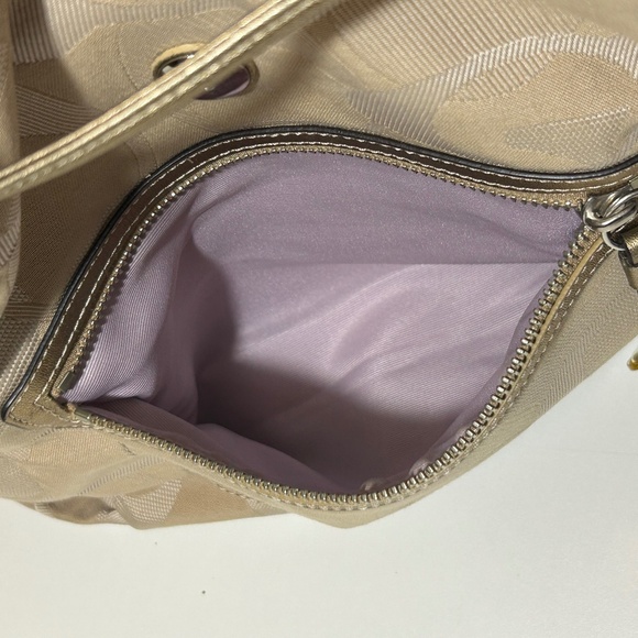 Coach Kyra Signature Logo Drawstring Backpack main image 5